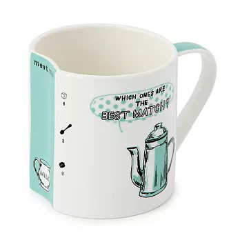 Afternoon Tea 遇見幸福馬克杯440ML綠色