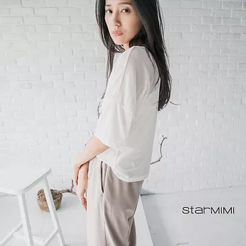 【StarMIMI】清透彈力涼感罩衫*FREE白