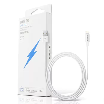 Kamera 傳輸線 for Apple Lightning,8pin (AP100)白