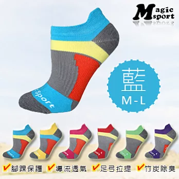 Magic美肌刻-運動機能襪JG-382M藍M-L
