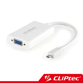 CLiPtec OCD813 Micro HDMI轉VGA轉接頭(具音源輸出)白色