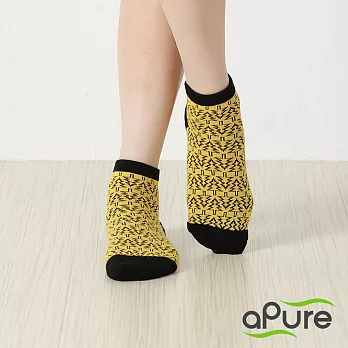 【aPure】除臭襪少樹服從多樹兒童襪-鮮黃S鮮黃