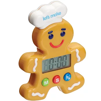《LetsMake》薑餅人電子計時器