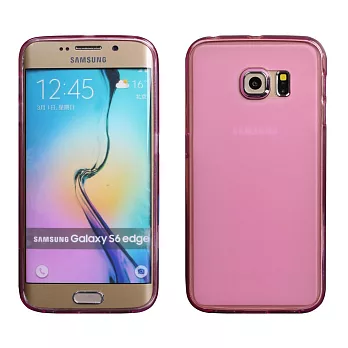 【BIEN】SAMSUNG S6 edge 輕量氣質軟質保護殼 (霧粉紅)