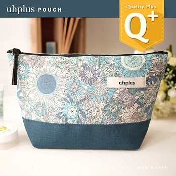 uhplus Q-plus 巧妝包- 向陽風情(水藍)