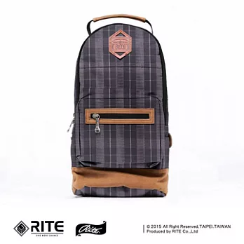 RITE 彈頭包-黑灰格紋