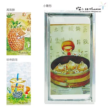 iPhone 6+榴小妞台灣美食美景系列TPU手機保護套+珠光貼紙組 (E033201)