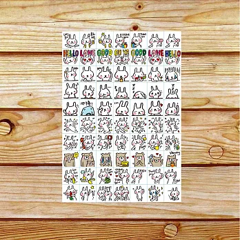 《hahahana》透明貼紙|動物日常