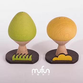 [mufun] 木質小樹調味罐