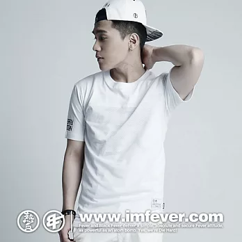 熱血FEVER 力量注入 TEE-白色S白色