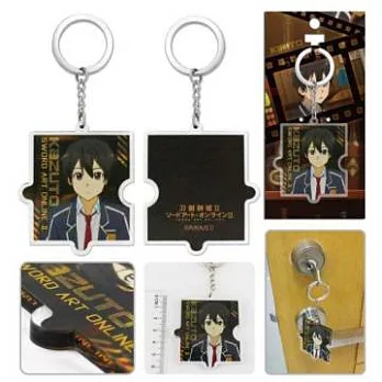 鑰匙圈(壓克力拼圖)-刀劍神域ⅡA款(亞)