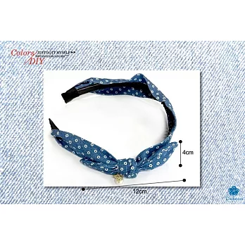 dadaisun 丹寧風牛仔-髮箍*混彩色*