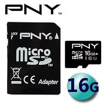 PNY 必恩威 16GB UHS-I microSDHC class10 記憶卡(40MB/s)