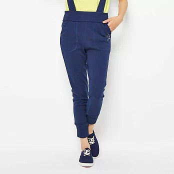 【 TOP GIRL】俏皮休閒吊帶褲M丈青