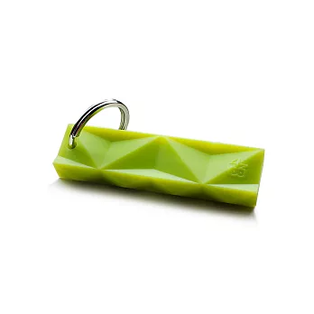 ORIGAMI摺紙風格鑰匙圈蘋果綠