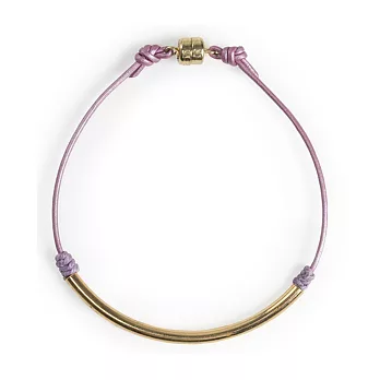 Dogeared 平衡骨 皮革手鍊 珠光紫 金磁扣 Balance 附原廠盒