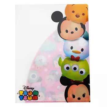 《sun-star》迪士尼TSUM TSUM雙袋A4資料夾