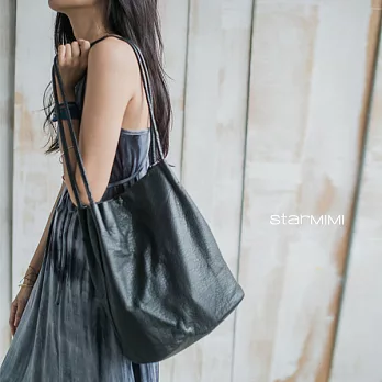 【StarMIMI】單肩背水桶包*FREE黑