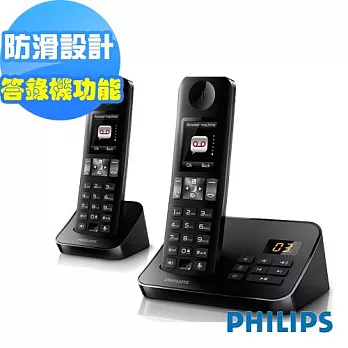 PHILIPS飛利浦數位子母無線電話-附答錄功能D6052B