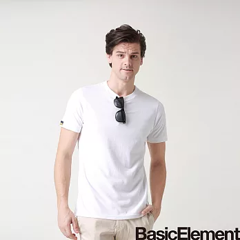 【BasicElement】男款柔棉圓領T恤M白色
