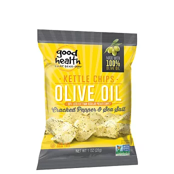 美國【Good Health】健康主義橄欖油洋芋片-黑胡椒海鹽
