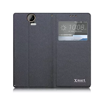 X_mart HTC One E9+ / E9 Plus 宇宙之星視窗支架皮套精緻黑