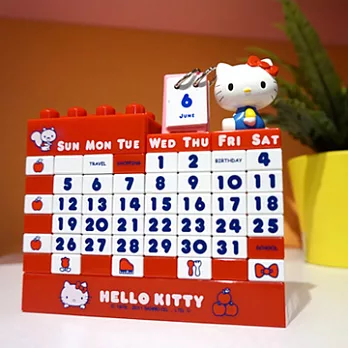 【日本製造 】Kitty 積木萬年曆【有趣、獨特、好玩 ^^】
