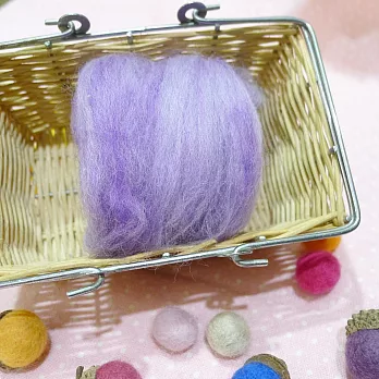 美麗諾羊毛-MK4紫色100g【超柔細】