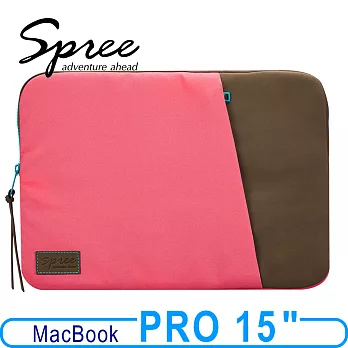 Spree Match Macbook 15吋保護袋-覆盆桃