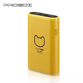 PROBOX 三洋電芯 貓之物語系列 7800mAh 行動電源-黃色