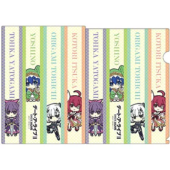 DATE A LIVE 約會大作戰Ⅱ獨家繪製SD版 A4雙層資料夾 A