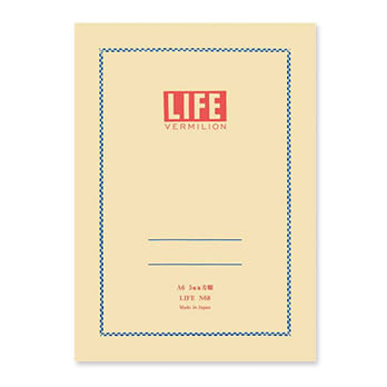 LIFE朱線隨身筆記本 方格