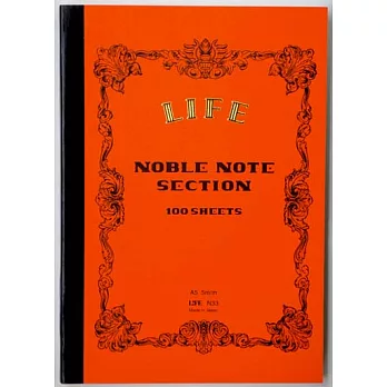 LIFE NOBLE經典筆記本 A5方格