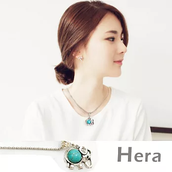 【Hera】赫拉 波西米亞系列鏤空水鑽項鍊/鎖骨鍊(大象)