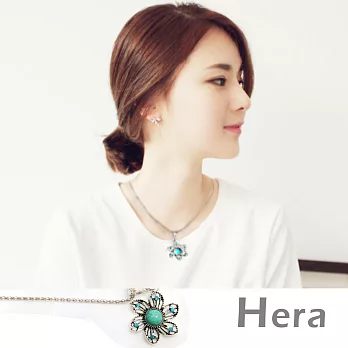 【Hera】赫拉 波西米亞系列鏤空水鑽項鍊/鎖骨鍊(六葉花朵)