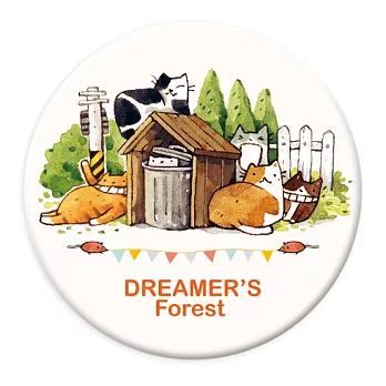 afu插畫胸章-G21 貓咪的一百種生活-夥伴篇