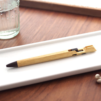 木機關ESCLIPSE自動鉛筆 黃心木