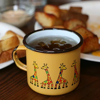 Smaltum布拉格 琺瑯杯 古錐長頸鹿_澄黃(250ml)