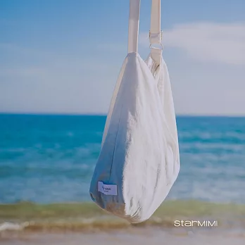 【StarMIMI】漸層暈染帆布肩背手提袋*FREE漸層暈染