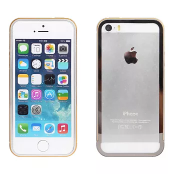 【BIEN】iPhone 5/5S 新潮雙色雙件金屬邊框 (銀)