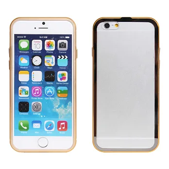 【BIEN】iPhone 6 Plus 新潮雙色雙件金屬邊框 (金)