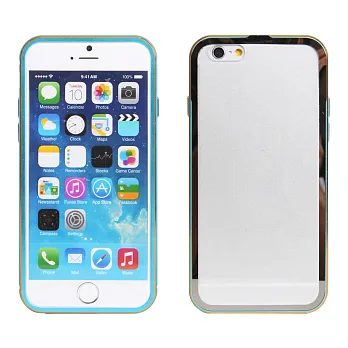 【BIEN】iPhone 6 Plus 新潮雙色雙件金屬邊框 (藍)