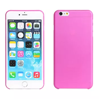 【BIEN】iPhone 6 Plus 手感超薄包機硬質保護殼 (霧粉紅)