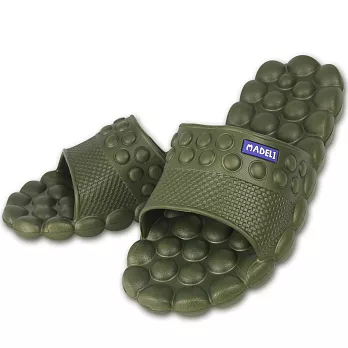 減壓豆豆健康按摩拖鞋-軍綠(45)