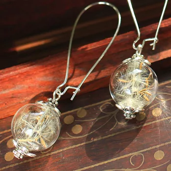 夢飛翔耳環‧Alice遇見愛麗絲‧B款時尚迴紋