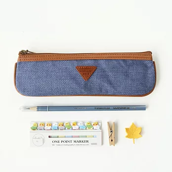 是麻!自然素材小袋袋‧藍色