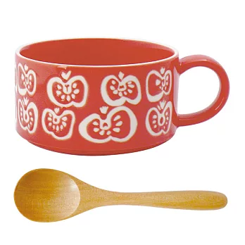 【Afternoon Tea】北歐蔬果湯杯木匙組(番茄)