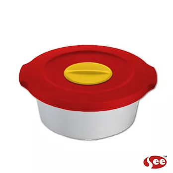 【S.E.E.】Breere 保鮮盒(紅/140ML/圓形)