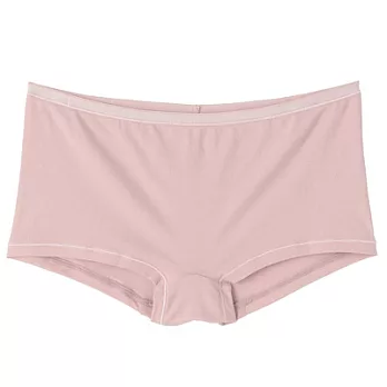 [MUJI 無印良品]女有機棉混彈性無側縫平口內褲粉紅LL粉紅