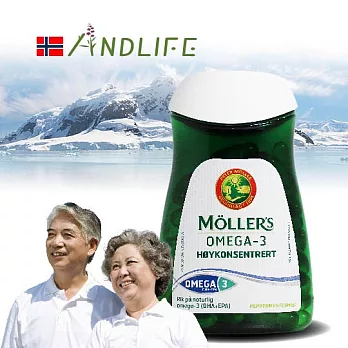 Möller’s沐樂思高單位深海魚油膠囊(80顆/瓶)